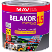 Грунт-эмаль по ржавчине 3в1 Belakor15 (ral 8019), 3л (2,7 кг)